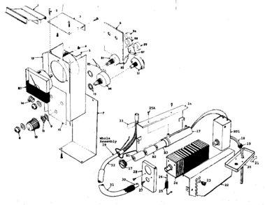 Part Location Diagram of 7002 Craftsman Potentiomter