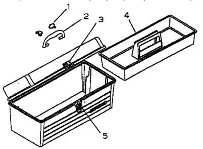 Unit Parts Diagram and Parts List for 706655810  Craftsman Tool Stand & Cart