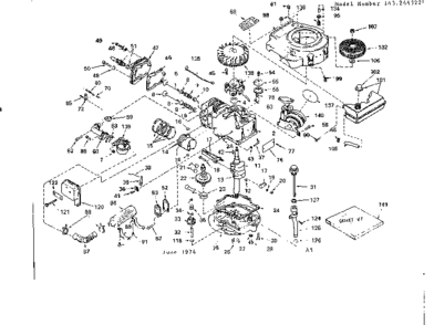 Part Location Diagram of 244322 Craftsman Engine