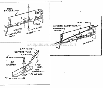 Page A Diagram and Parts List for 80452  Craftsman Lawn Tractor Accessories