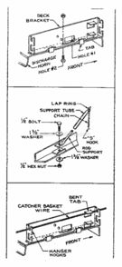 Page C Diagram and Parts List for 80452  Craftsman Lawn Tractor Accessories