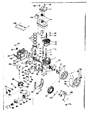 Part Location Diagram of 754170 Craftsman Replacement engine