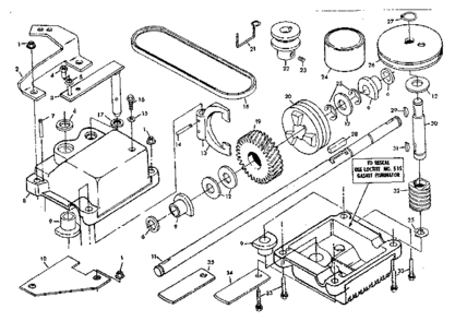 Part Location Diagram of 84698 Generac Right Radiator Support