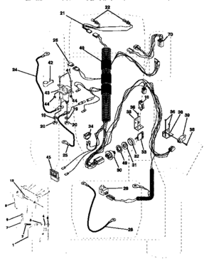 Electrical Diagram and Parts List for 917256390  Craftsman Lawn Tractor
