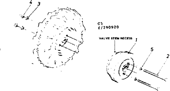 Snow Blade Kit Diagram and Parts List for 917290940  Craftsman Snow Blower