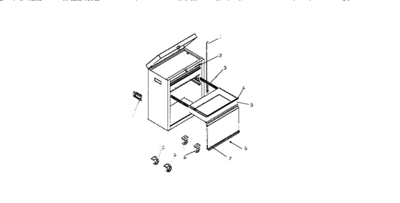 Part Location Diagram of A906624-EG Craftsman Drawer
