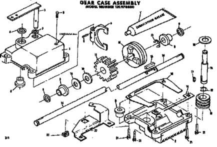 Part Location Diagram of 76346 Craftsman Worm shaft