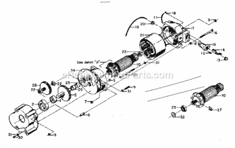 Page B Diagram and Parts List for 833287500  Craftsman Log Splitter
