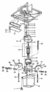 Page C Diagram and Parts List for 833796883  Craftsman Chipper Shredder