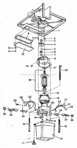 Page C Diagram and Parts List for 833796885  Craftsman Chipper Shredder