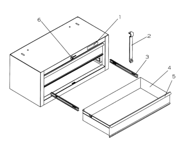 Tool Chest Diagram and Parts List for 706598855  Craftsman Tool Stand & Cart