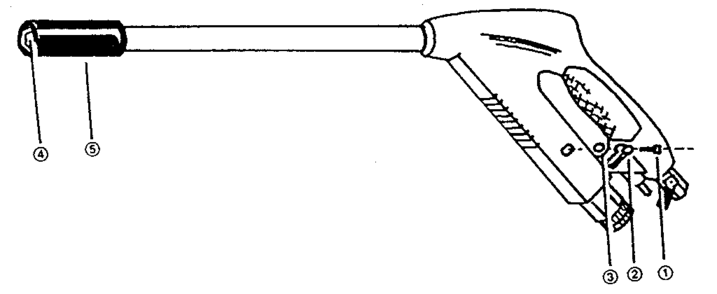 Replacement Parts Diagram and Parts List for 53416222  Craftsman Pressure Washer
