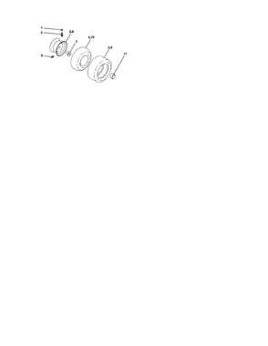 Wheels And Tires Diagram and Parts List for 917273664  Craftsman Lawn Tractor
