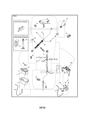 Electrical Diagram and Parts List for 917989240  Craftsman Lawn Tractor