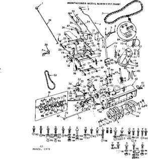 Part Location Diagram of 3023P Craftsman Hex bolt, 5-pack
