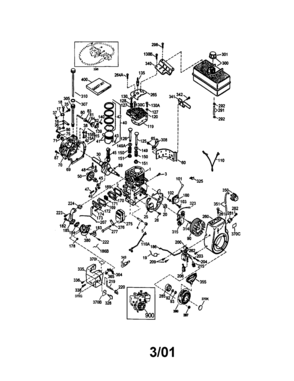 Part Location Diagram of 611193 Craftsman Low oil sens