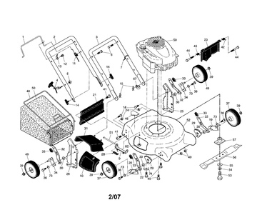 Part Location Diagram of 532407494-CM Craftsman Bracket.Adj.5Pos.Ads