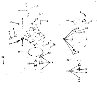 Carburetor Diagram and Parts List for 143602022  Craftsman Engine