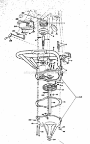 Part Location Diagram of 121 Briggs and Stratton RV8C AUTO SPARK PLUG