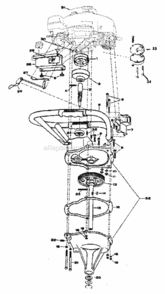 Page A Diagram and Parts List for 841720091  Craftsman Auger