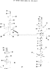 Part Location Diagram of 13616 MTD PIVOT BRACKET ASM * REPL 128