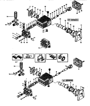 Pump Pk16885 Diagram and Parts List for 919763500  Craftsman Pressure Washer