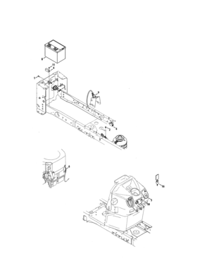 Battery/dash Harness Diagram and Parts List for 247204450  Craftsman Lawn Tractor