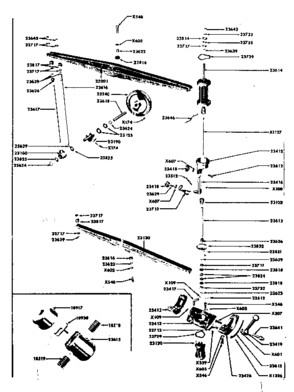 Replacement Parts Diagram and Parts List for 10323390  Craftsman Saw