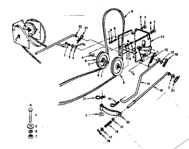 Part Location Diagram of 4279J Craftsman Spring
