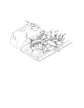 Part Location Diagram of 19A70038OEM MTD Lawn tractor mulch kit