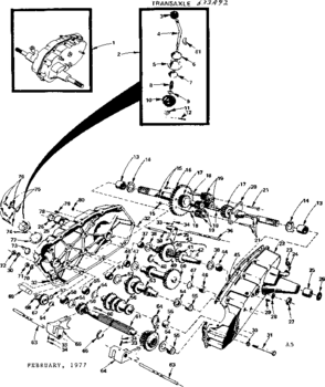 Replacement Parts Diagram and Parts List for 917633A92  Craftsman Lawn Tractor