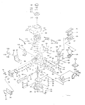 Engine Diagram and Parts List for 143286112  Craftsman Engine