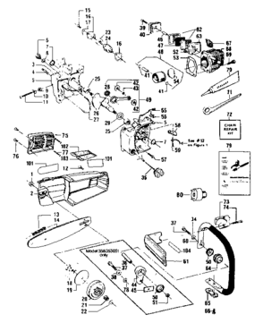 Part Location Diagram of 26659 Craftsman Isolator bracket
