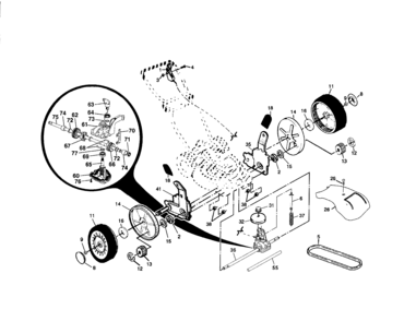 Part Location Diagram of 180776 Husqvarna BOLT