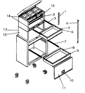 Part Location Diagram of M14603 Craftsman Sleeve