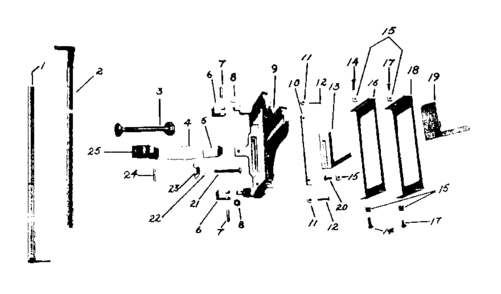 Part Location Diagram of 3510 Craftsman Hex nut, 8-pack
