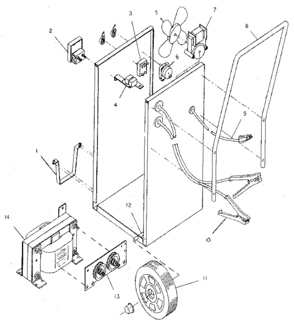 Part Location Diagram of 610404 Craftsman Instruction manual