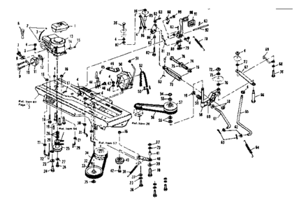 Part Location Diagram of 49725 Generac Pressure Relief Assembly