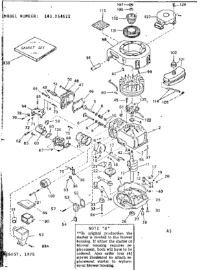 Part Location Diagram of 610940 Craftsman Magneto