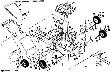 Part Location Diagram of 74868 Generac Fan, Shroud