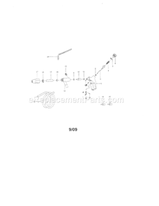 Sand Blaster Diagram and Parts List for 875167061  Craftsman Sander Polisher
