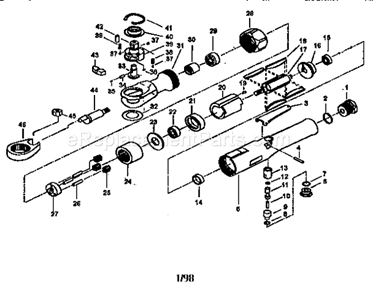 Unit Parts Diagram and Parts List for 875188190  Craftsman Wrench