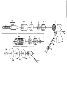 Part Location Diagram of 5403 MTD BRACKET-CHUTE CRANK F