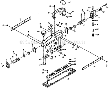 Straight Line Sander Dual... Diagram and Parts List for 875189700  Craftsman Sander Polisher