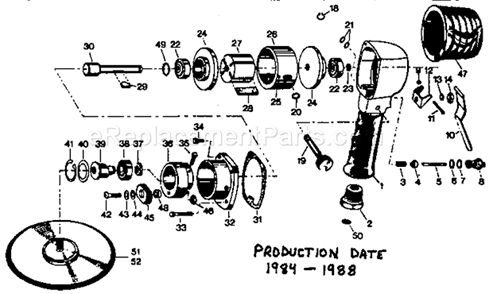 Unit Parts Diagram and Parts List for 875189780  Craftsman Sander Polisher