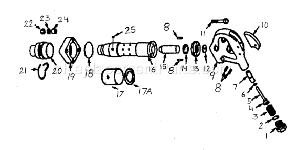 Part Location Diagram of 121070 DeWALT FOOT, TRIP