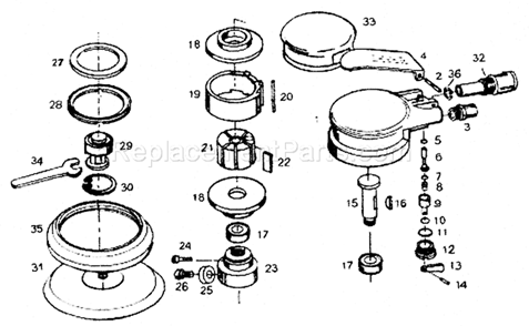 Part Location Diagram of 976540Z Craftsman Bearing