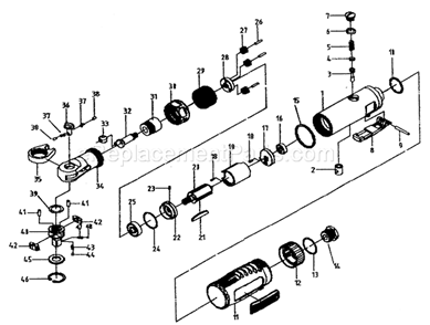 Ratchet Wrench Diagram and Parts List for 875199310  Craftsman Wrench