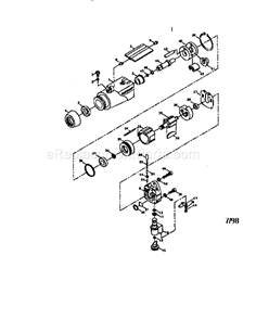Air 3/8" Impact Wre... Diagram and Parts List for 875199440  Craftsman Wrench