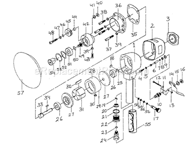 Sander Diagram and Parts List for 875199761  Craftsman Sander Polisher
